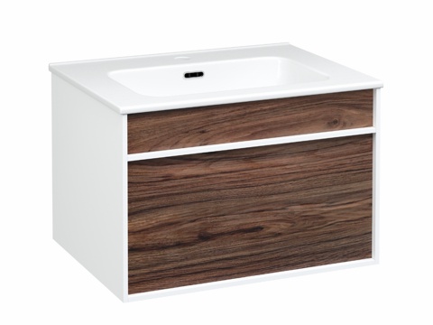  OM带洗脸盆柜STWORKIVestervik60胡桃木3d模型 