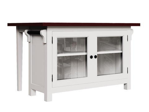  OM Kitchen island in classic s3d模型 