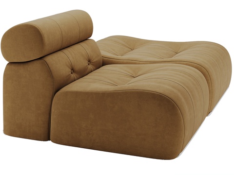 现代组合沙发 模块沙发su模型