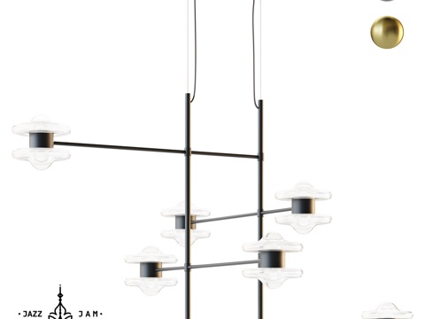 JazzJam 设计的 OM 吊灯 Balance3d模型