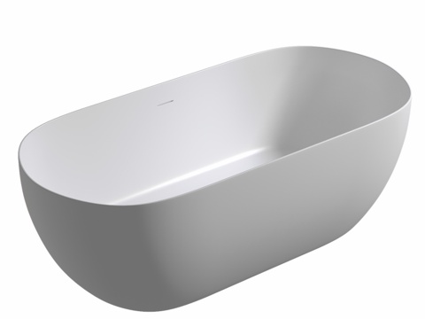  人造石浴缸 ABBER Stein AS96133d模型 