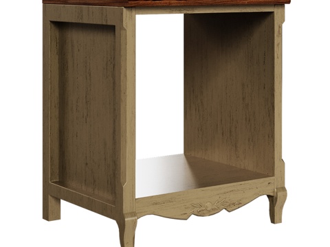 经典风格的OM烤箱下厨柜3d模型