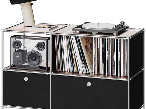  现代装饰柜 矮柜3d模型 