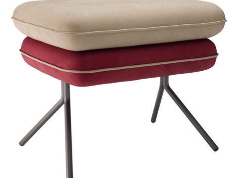  豆荚绒布墩 Bergenson Bjorn3d模型 