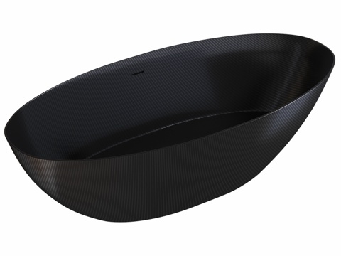  碳纤维浴缸 ABBER Karbon AK90023d模型 