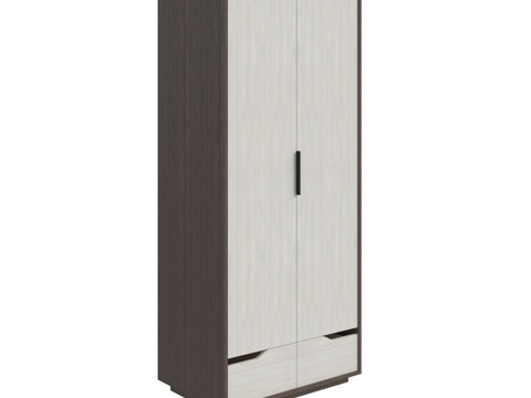  双门衣柜 Milton3d模型 