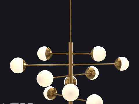  LoftDesigne 8032型号吊灯3d模型 