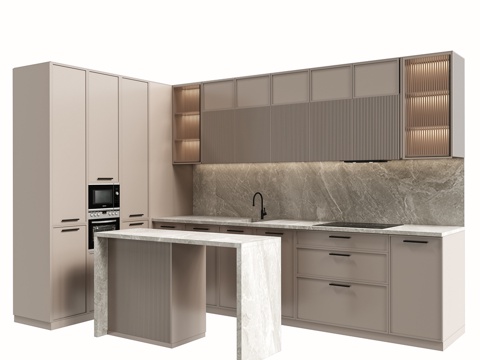  OM厨房 Moderno 83d模型 