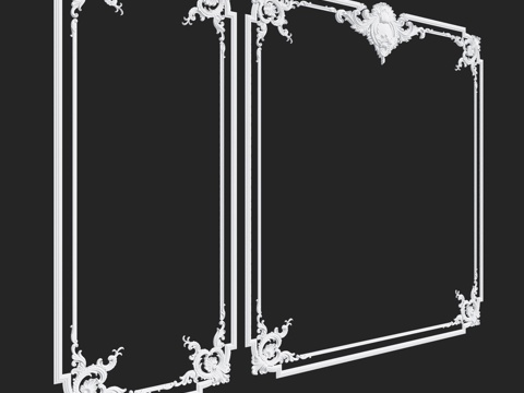  来自RosLepnina的女王系列5-6号框架3d模型 