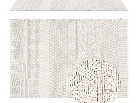  羊毛地毯 Decaro Rugs D1100163d模型 