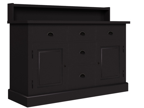  OM经典款双椭圆盆浴室柜3d模型 