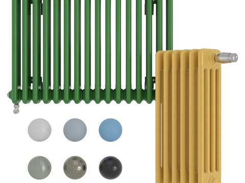  WABEH ST 4057 管状散热器3d模型 