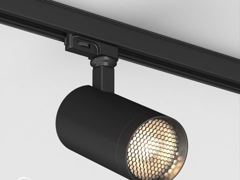  OM灯具LGD-CALIPSO-4TR-R85-10W及网状3d模型 