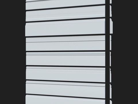  LepGrand光滑踢脚线套装#53d模型 