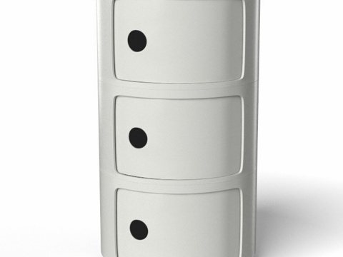  Cosmo Componibili三格柜32x53d模型 