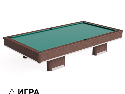  高科技台球桌3d模型 