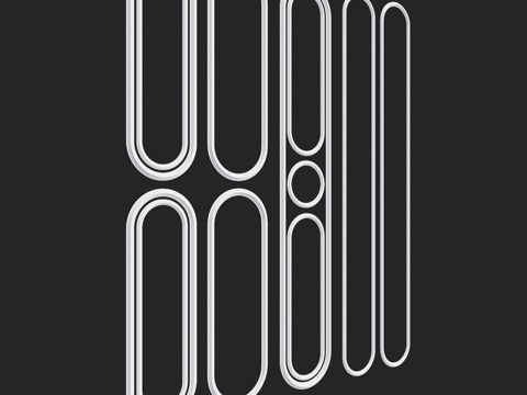  RosLepnina出品DALI系列灯框5-6-7-8号3d模型 