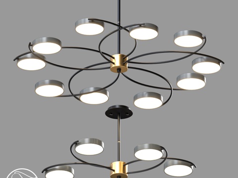  LampsShop.ru L1785 塔戈尼亚吊灯3d模型 