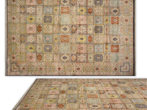  来自安西的地毯（编号1698）3d模型 