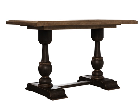  OM美式风格餐桌154厘米3d模型 