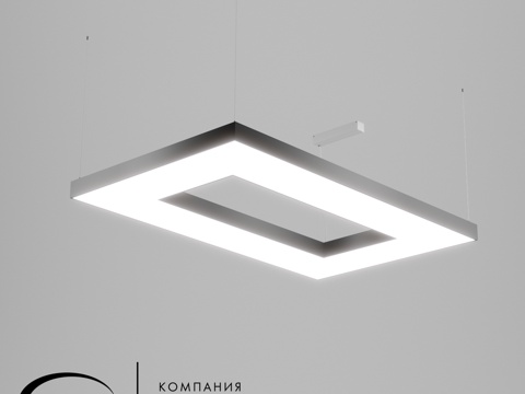  ART-S(N)-矩形高柔性灯 1500x9003d模型 