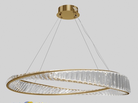  OM吊灯LussoleLSP-71203d模型 