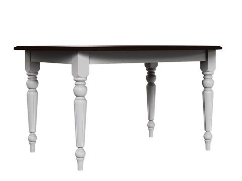  OM 经典款椭圆形伸缩餐桌 160 2203d模型 