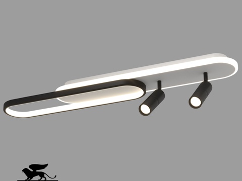  ARTE灯具 OM A2600PL-32BK3d模型 