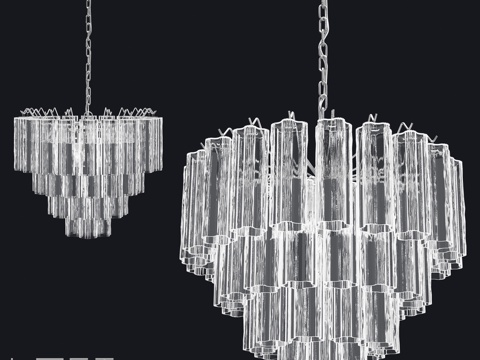  LoftDesigne 8704型号吊灯3d模型 