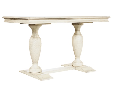  OM美式风格餐桌152厘米3d模型 