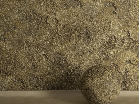  基于San Pierre的装饰性涂层或涂料3d模型 