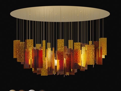  ColorCloud 100BY 吊灯3d模型 