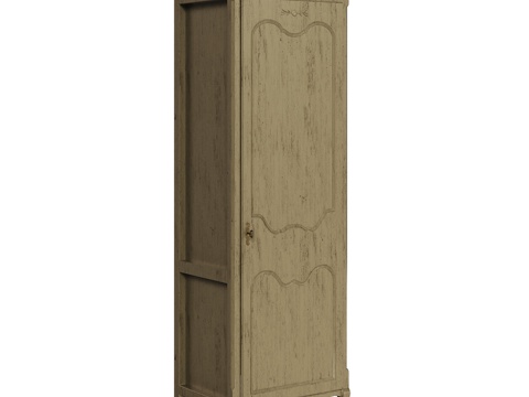 OM高柜经典款厨房柜3d模型