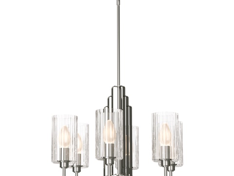  Kichler 吊灯 QN-KIMROSE6-PN3d模型 