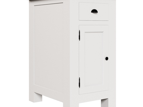  带单门单抽屉的OM厨房柜3d模型 