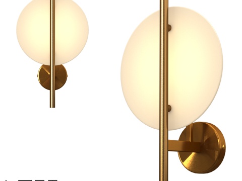  壁灯 LoftDesigne 1267 型号3d模型 