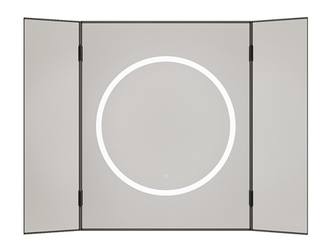  带照明的格栅镜3d模型 