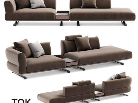 (OM) TAKT S4模块化沙发系列 Tok Furnit3d模型 