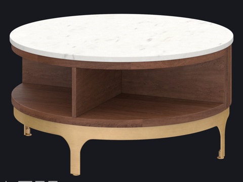  LoftDesigne 62037款咖啡桌3d模型 