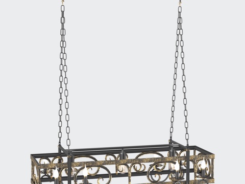  RS109 8+3 Zoe吊灯3d模型 