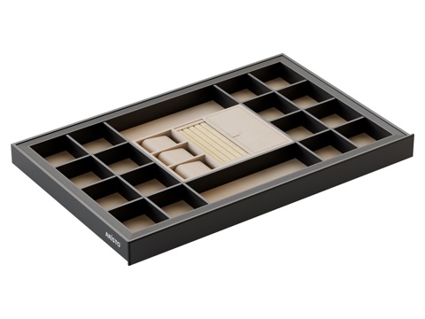  ARISTO 配件抽拉式层架3d模型 