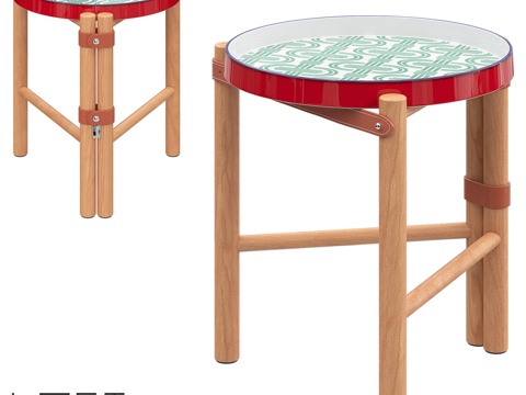  LoftDesigne 60872款咖啡桌3d模型 