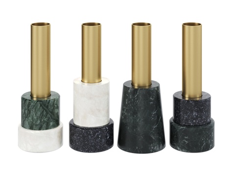  OM_阿瑞尔烛台套装，Designboom3d模型 