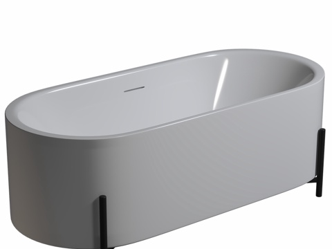  亚克力浴缸 ABBER AB94433d模型 