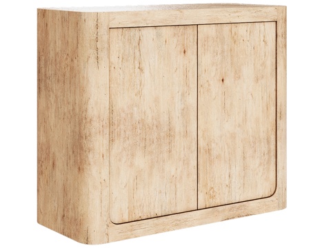  OM 现代风格底柜 2门款3d模型 