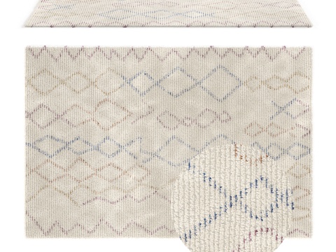  羊毛地毯 Decaro Rugs D1100103d模型 