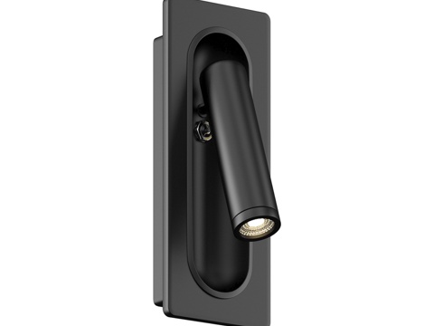  嵌入式壁灯 Rizi 黑色 08071M,19 OM3d模型 