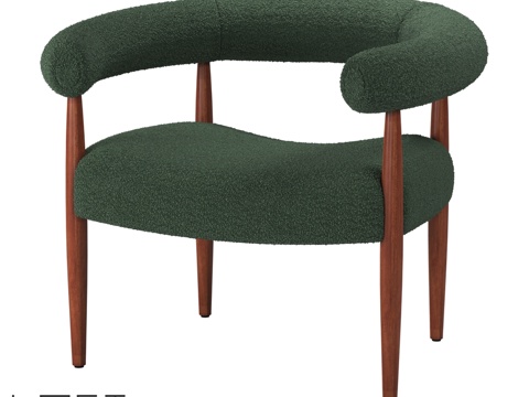  扶手椅 LoftDesigne 37017 型号3d模型 