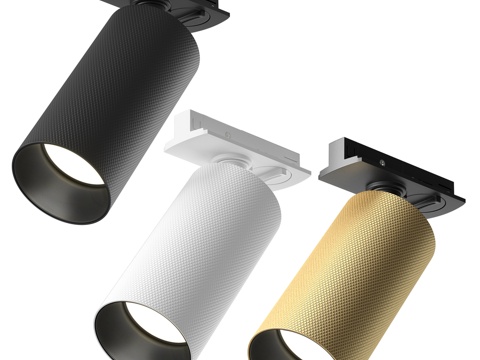  轨道灯 Artisan TR089-1-GU10-BB, T3d模型 
