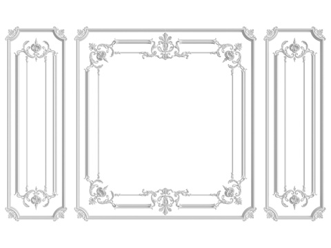  墙面装饰材料第85号3d模型 